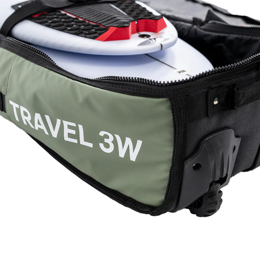FCS Travel 3W Wheelie Cover 2-3 Shortboard/Fish Travel Surfboard Bag 13
