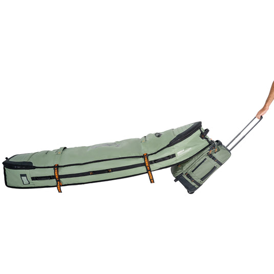 FCS Travel 3W Wheelie Cover 2-3 Shortboard/Fish Travel Surfboard Bag 19