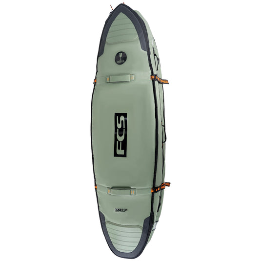 FCS Travel 4W Wheelie Cover 3-4 Shortboard/Fish Travel Surfboard Bag