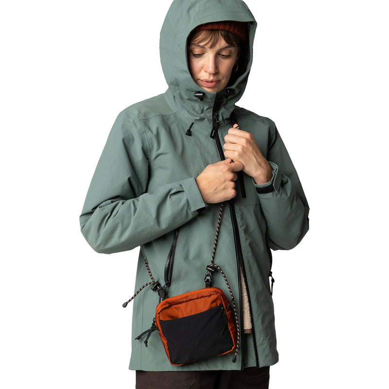 Load image into Gallery viewer, Finisterre Women's Stormbird Waterproof Hooded Zip-Up Jacket 6
