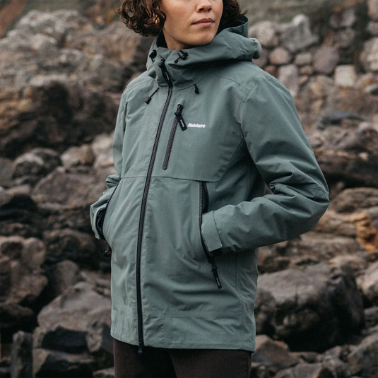 Finisterre Women's Stormbird Waterproof Hooded Zip-Up Jacket 2