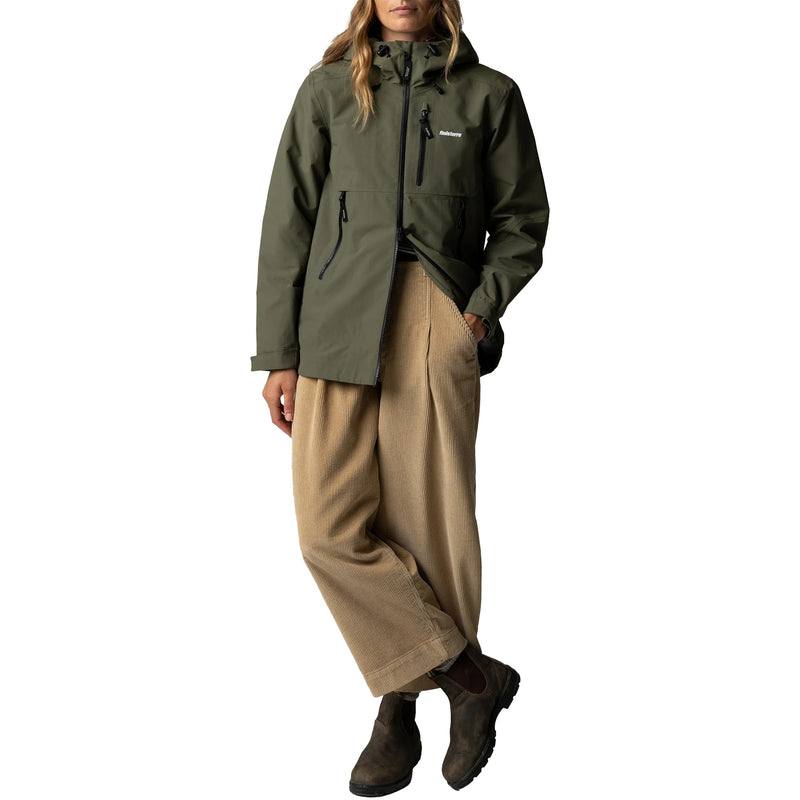 Load image into Gallery viewer, Finisterre Women's Stormbird Waterproof Hooded Zip-Up Jacket 12
