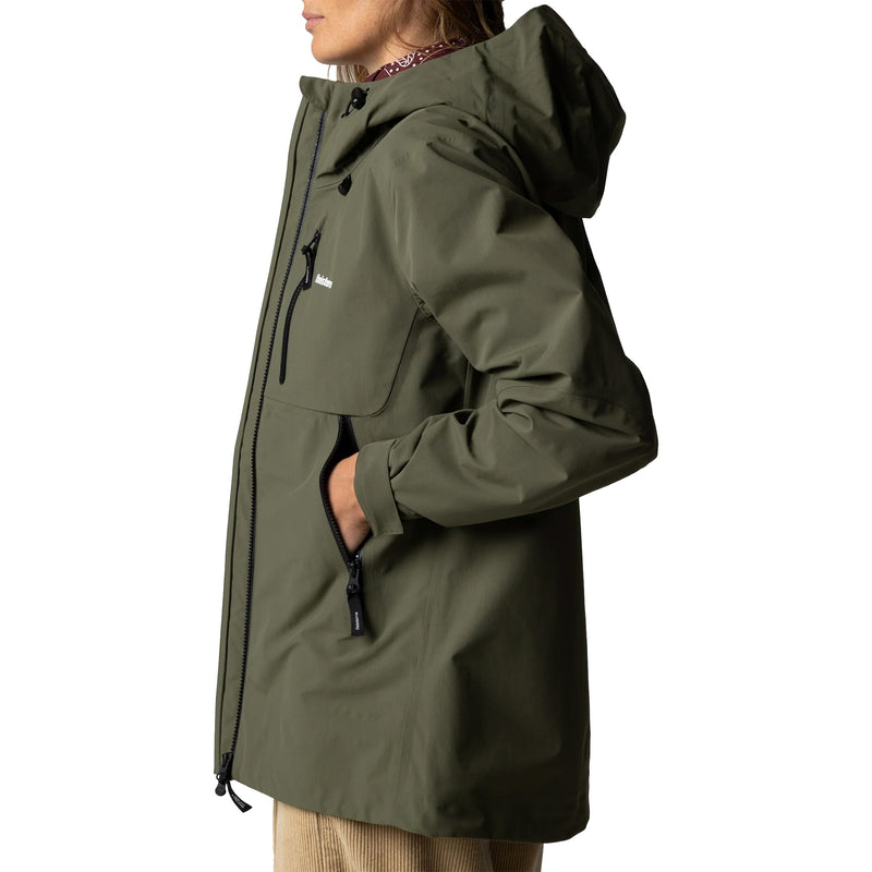 Load image into Gallery viewer, Finisterre Women's Stormbird Waterproof Hooded Zip-Up Jacket 11
