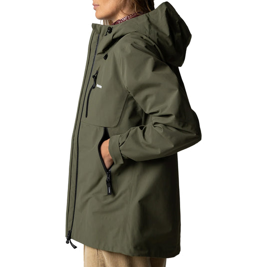 Finisterre Women's Stormbird Waterproof Hooded Zip-Up Jacket 11