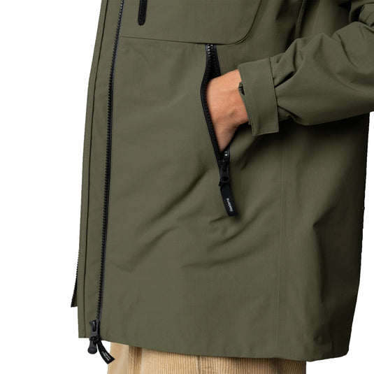 Finisterre Women's Stormbird Waterproof Hooded Zip-Up Jacket 14