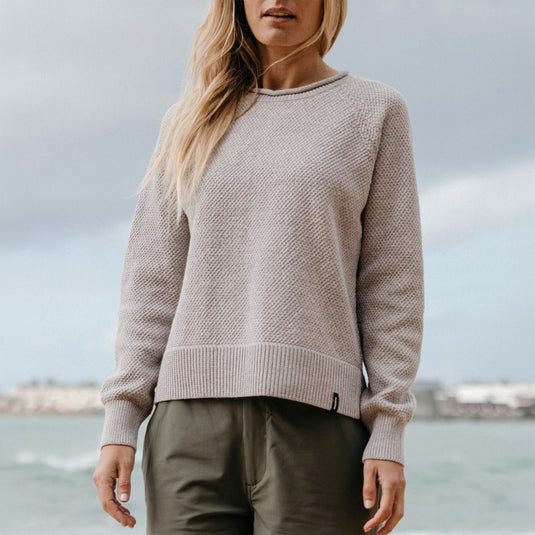 Finisterre Women's Kerrow Stitch Knit Sweater 2