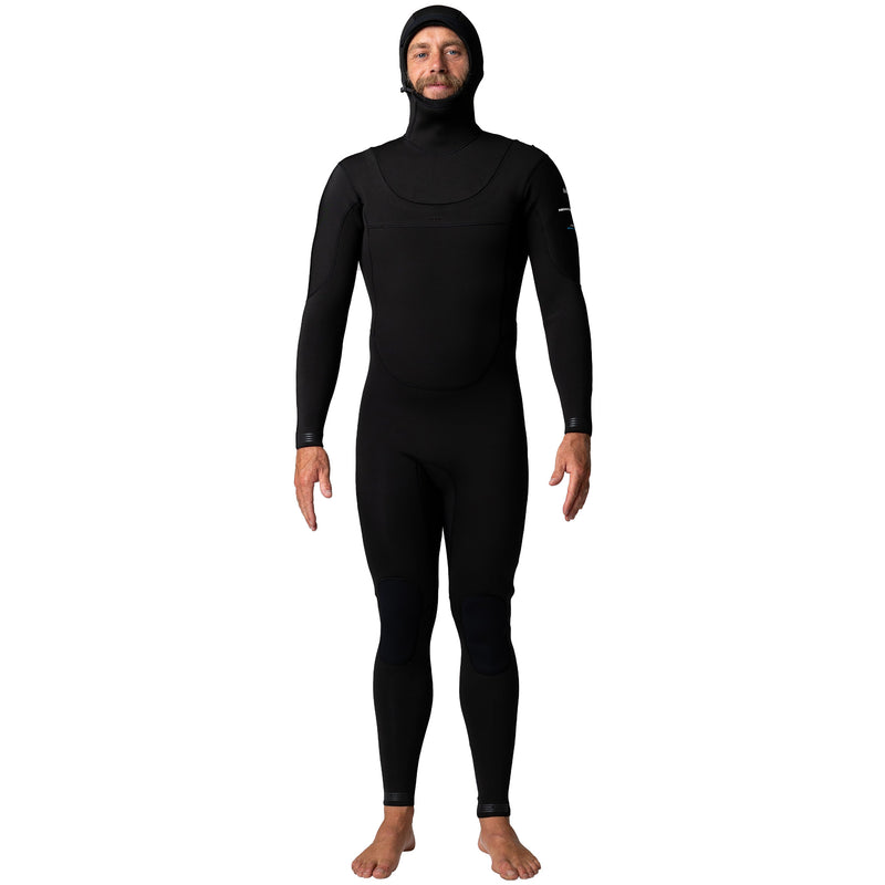 Load image into Gallery viewer, Finisterre Shearwater 4/3 Hooded U-Zip Wetsuit

