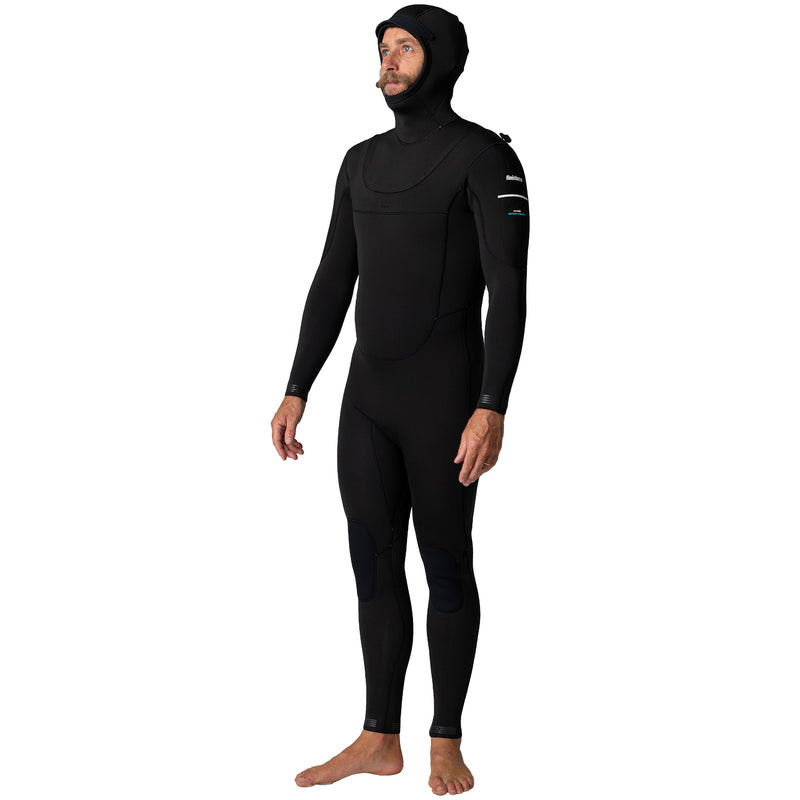Load image into Gallery viewer, Finisterre Shearwater 4/3 Hooded U-Zip Wetsuit
