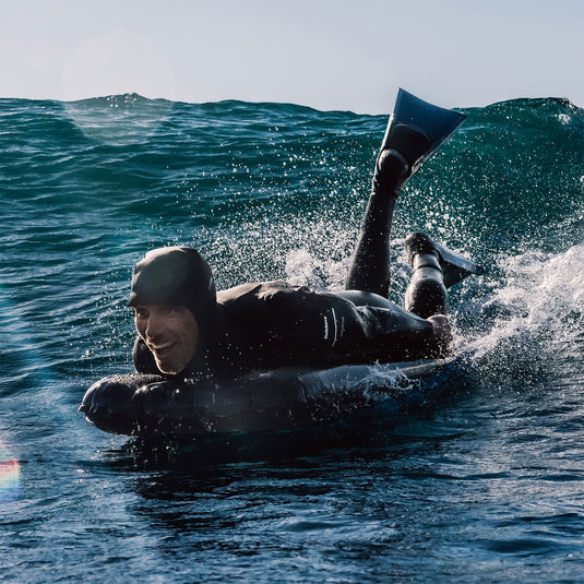 Finisterre Shearwater 5/4 Hooded U-Zip Wetsuit