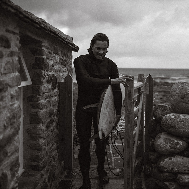 Load image into Gallery viewer, Finisterre Shearwater 5/4 Hooded U-Zip Wetsuit
