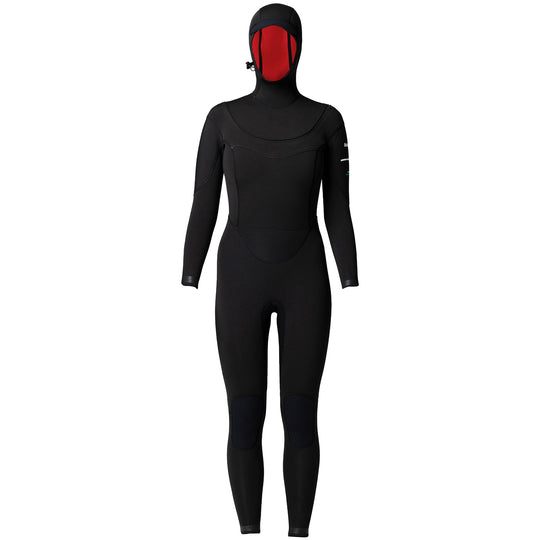 Finisterre Women's Shearwater 5/4 Hooded U-Zip Wetsuit
