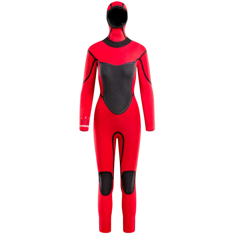 Load image into Gallery viewer, Finisterre Women's Shearwater 5/4 Hooded U-Zip Wetsuit
