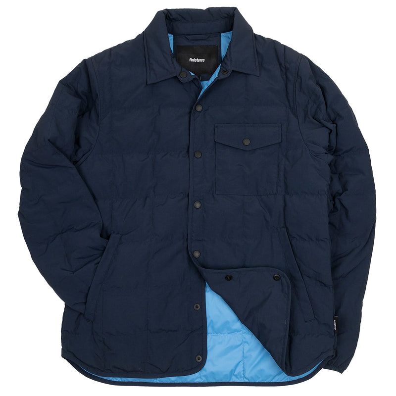 Load image into Gallery viewer, Finisterre Lapwing Long Sleeve Button-Up Shirt - Navy 1
