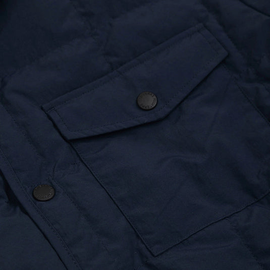 Finisterre Lapwing Long Sleeve Button-Up Shirt - Navy 5