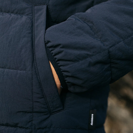 Finisterre Lapwing Long Sleeve Button-Up Shirt - Navy 8