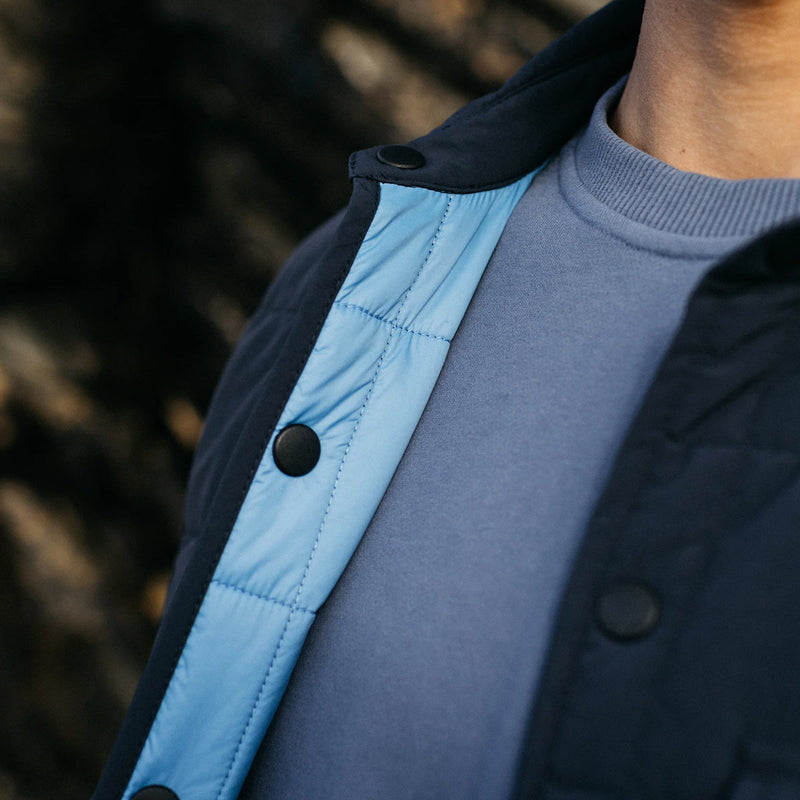 Load image into Gallery viewer, Finisterre Lapwing Long Sleeve Button-Up Shirt - Navy 7
