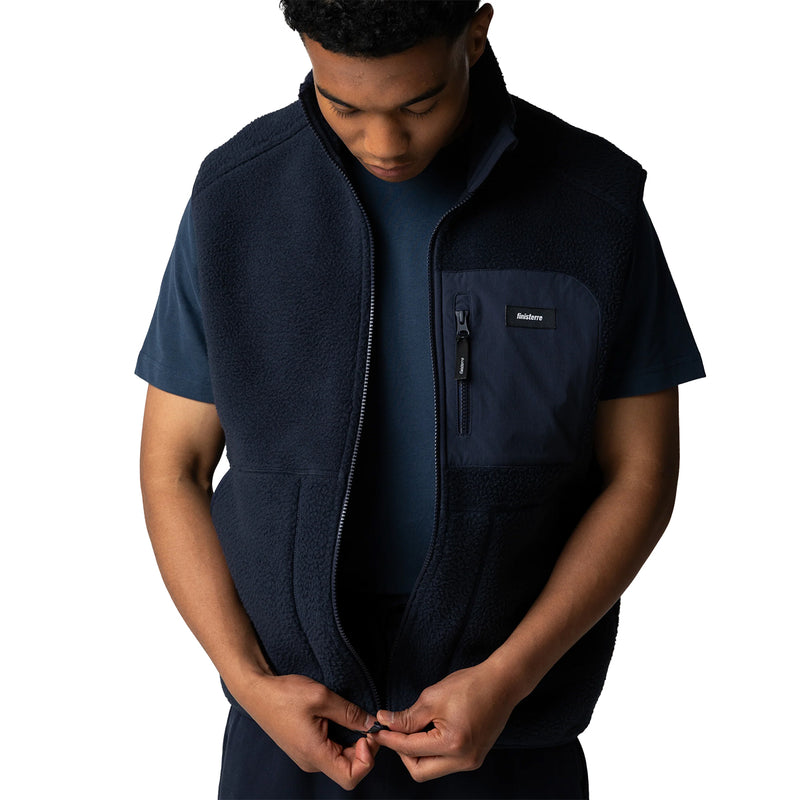 Load image into Gallery viewer, Finisterre Bolster Fleece Zip Vest
