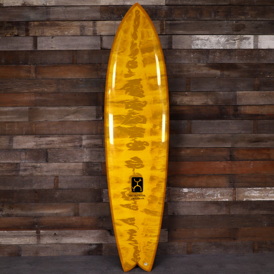 Firewire Seaside & Beyond Thunderbolt Red 7'4 × 21 ¾ × 2 ¾ Surfboard - Latte