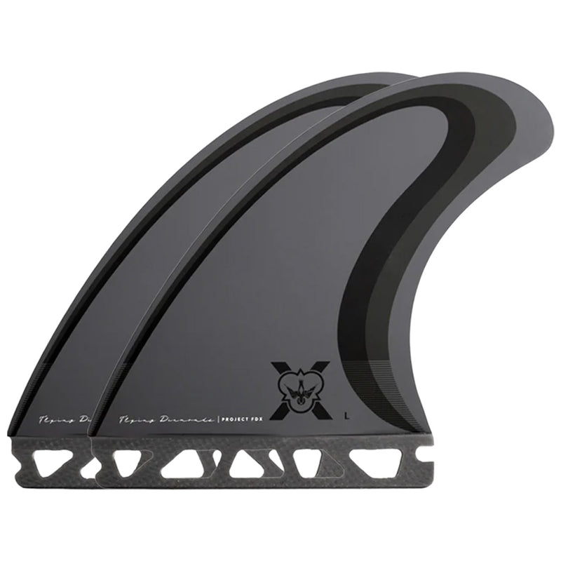 Load image into Gallery viewer, Flying Diamonds FDX-1 Single Tab Tri-Quad Fin Set 8
