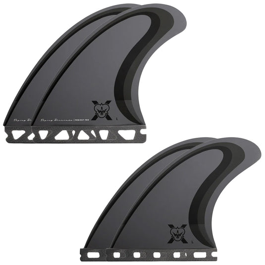 Flying Diamonds FDX-1 Single Tab Tri-Quad Fin Set 6