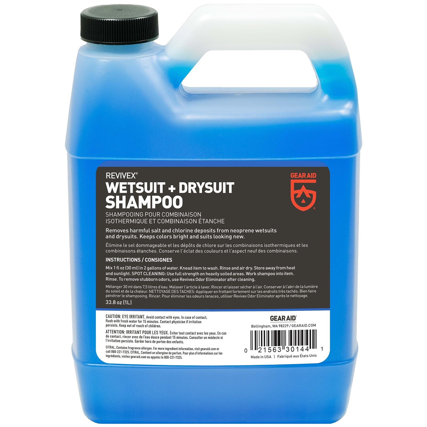 Gear Aid Revivex Wetsuit + Drysuit Shampoo - 1L – Cleanline Surf