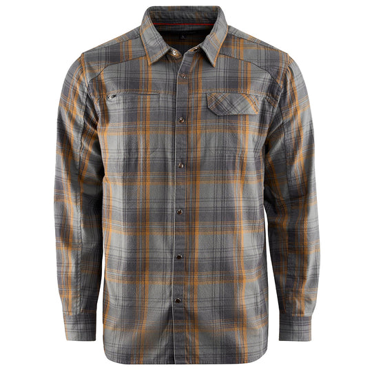 Grundéns Dispatch Long Sleeve Button-Up Flannel Shirt