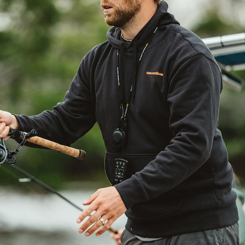 Load image into Gallery viewer, Grundéns Displacement DWR Logo Anchor Pullover Hoodie
