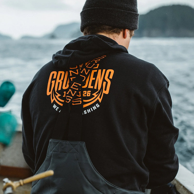 Load image into Gallery viewer, Grundéns Displacement DWR Logo Anchor Pullover Hoodie
