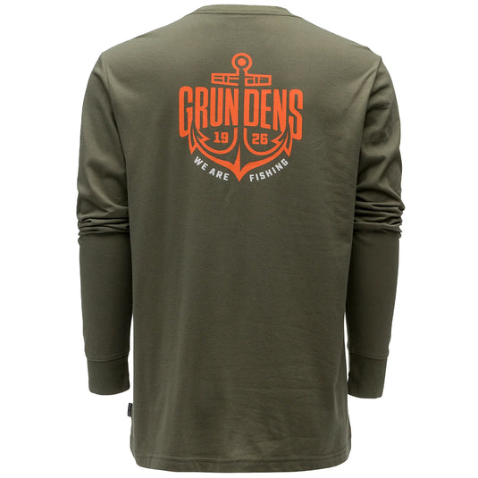 Grundéns Logo Anchor Long Sleeve T-Shirt