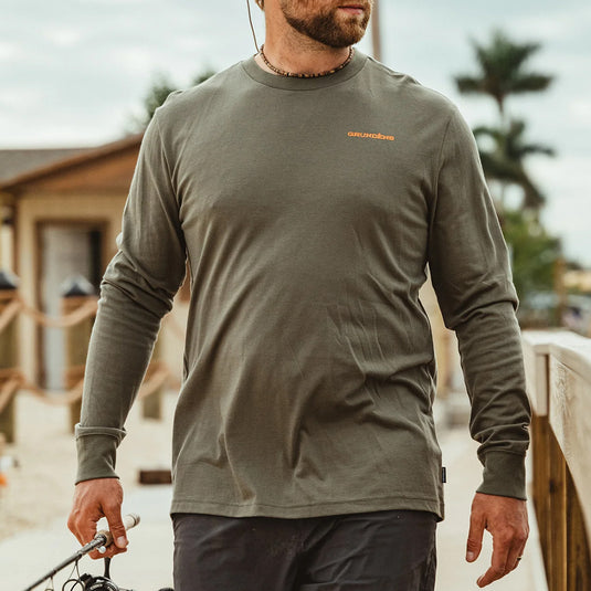 Grundéns Logo Anchor Long Sleeve T-Shirt