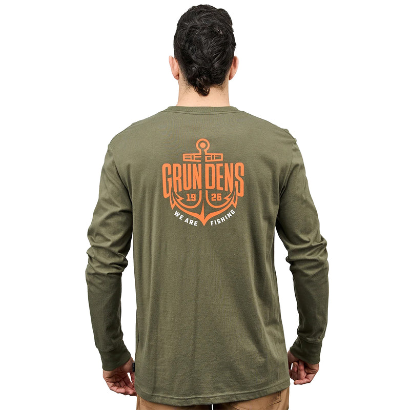 Load image into Gallery viewer, Grundéns Logo Anchor Long Sleeve T-Shirt
