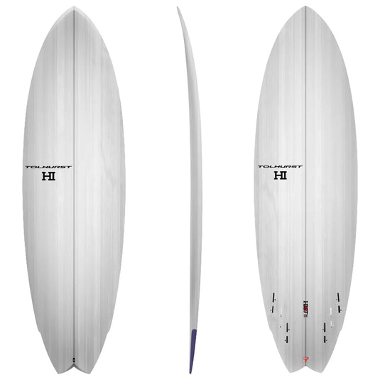 Harley Ingleby HIBT 3+3 Thunderbolt Red Surfboard