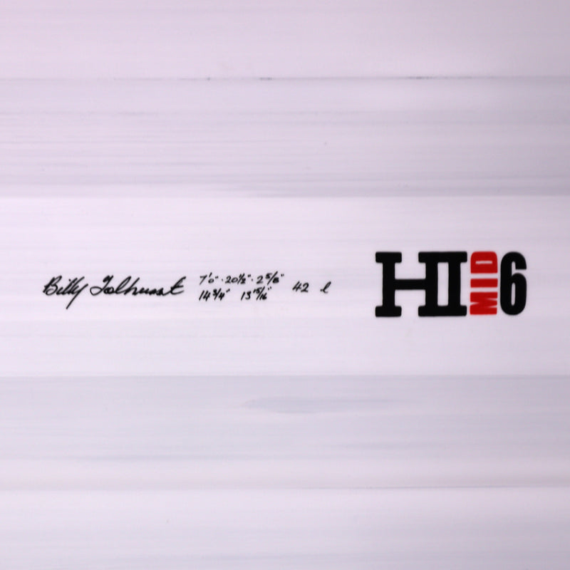 Load image into Gallery viewer, Harley Ingleby Mid 6 Thunderbolt Red 7'0 × 20 ½ × 2 ⅝ Surfboard - Candy/White
