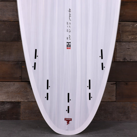 Harley Ingleby Moe Thunderbolt Red 7'2 × 22 × 2 13/16 Surfboard - Candy/White