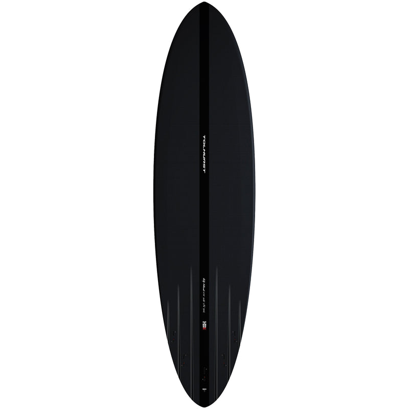 Load image into Gallery viewer, Harley Ingleby Mid 6 Mini Thunderbolt Black Surfboard
