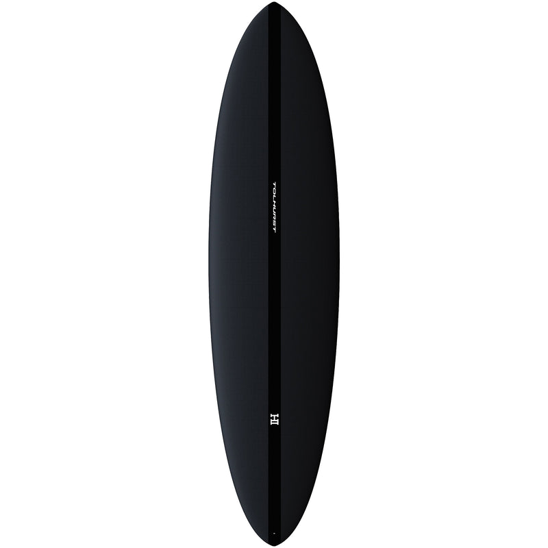 Load image into Gallery viewer, Harley Ingleby Mid 6 Mini Thunderbolt Black Surfboard

