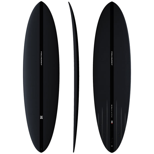 Harley Ingleby Mid 6 Mini Thunderbolt Black Surfboard
