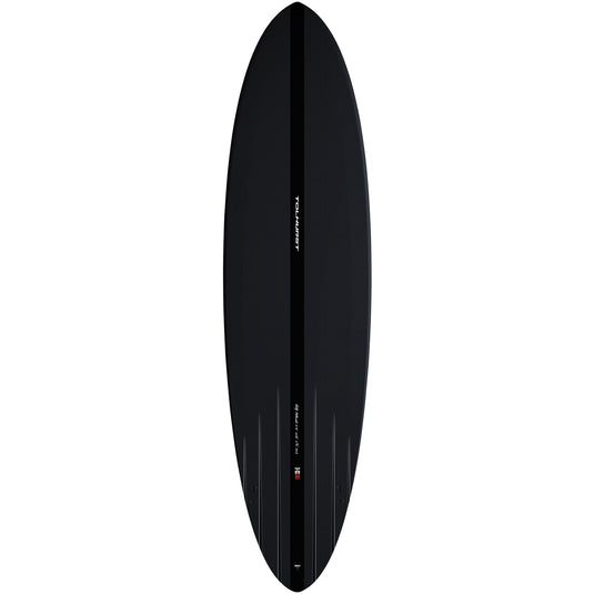 Harley Ingleby Mid 6 Mini Twin Thunderbolt Black Surfboard