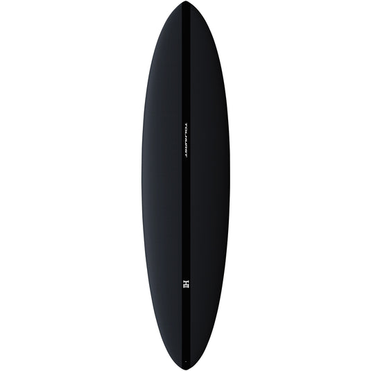 Harley Ingleby Mid 6 Mini Twin Thunderbolt Black Surfboard