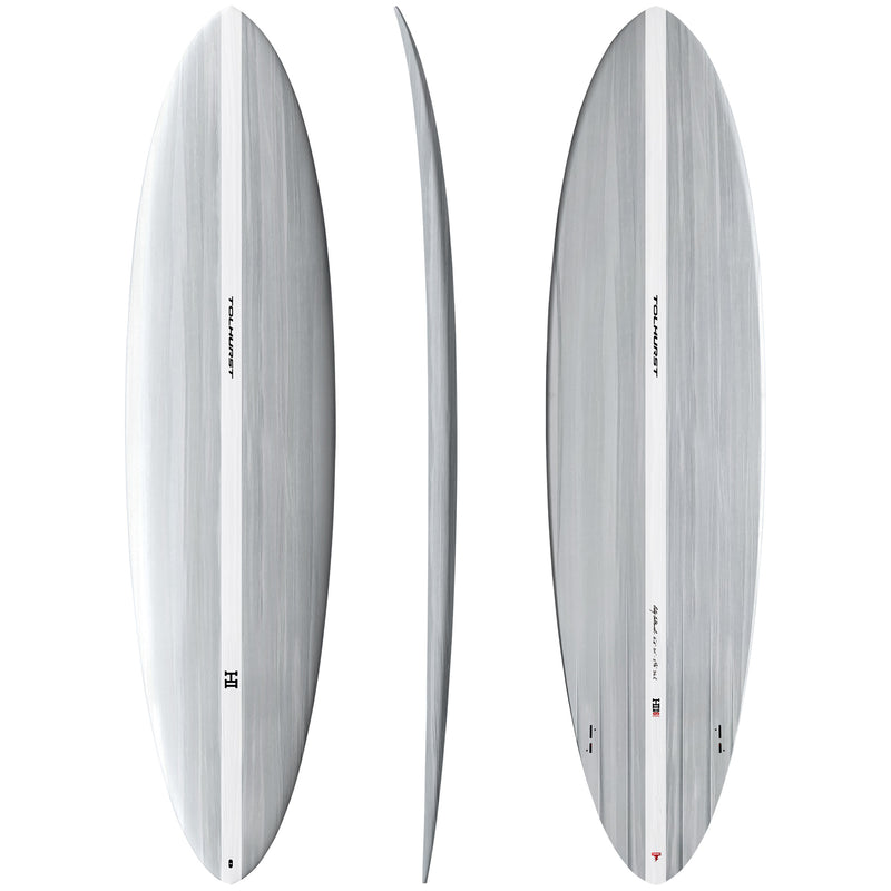Load image into Gallery viewer, Harley Ingleby Mid 6 Mini Twin Thunderbolt Red Surfboard
