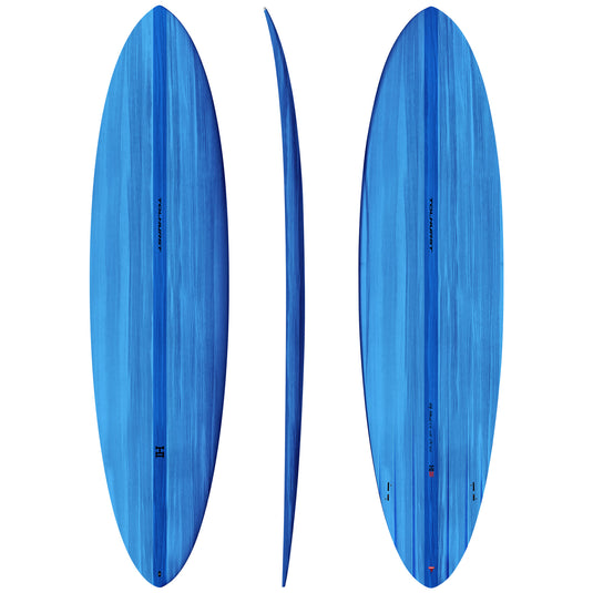 Harley Ingleby Mid 6 Mini Twin Thunderbolt Red Surfboard