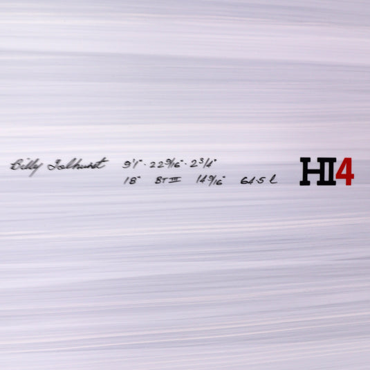 Harley Ingleby Series HI4 Thunderbolt Black 9'1 × 22 9/16 × 2 ¾ Surfboard - Gray/Carbon 4