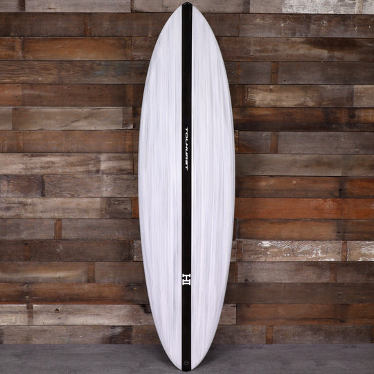 Harley Ingleby Series Mid 6 Mini Thunderbolt Black 6'4 x 20 x 2 ⅝ Surfboard - Gray/Carbon
