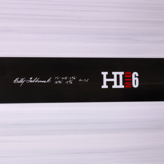 Harley Ingleby Series Mid 6 Thunderbolt Black 7'0 x 20 ½ x 2 ⅝ Surfboard - Gray/Carbon