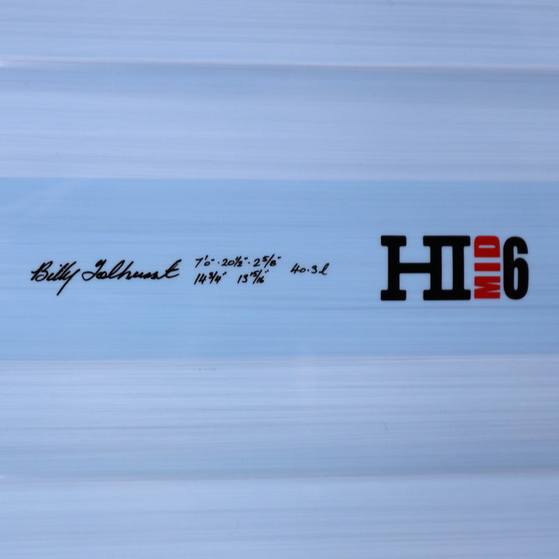 Load image into Gallery viewer, Harley Ingleby Series Mid 6 Thunderbolt Red 7'0 × 20 ½ × 2 ⅝ Surfboard - Light Blue 4
