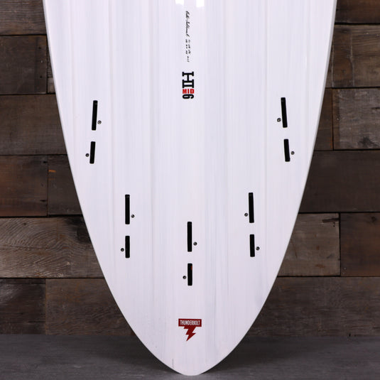 Harley Ingleby Series Mid 6 Thunderbolt Red 7'10 × 21 ¼ × 2 ¾ Surfboard - Candy/White 3