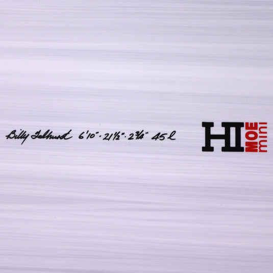 Harley Ingleby Moe Mini Thunderbolt Red 6'10 × 21 ½ × 2 ¾ Surfboard - Candy/White 4