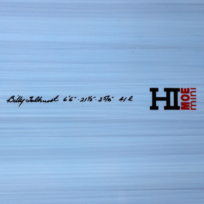 Load image into Gallery viewer, Harley Ingleby Series Moe Mini Thunderbolt Red 6'6 x 21 ½ x 2 ⅝ Surfboard - Light Blue
