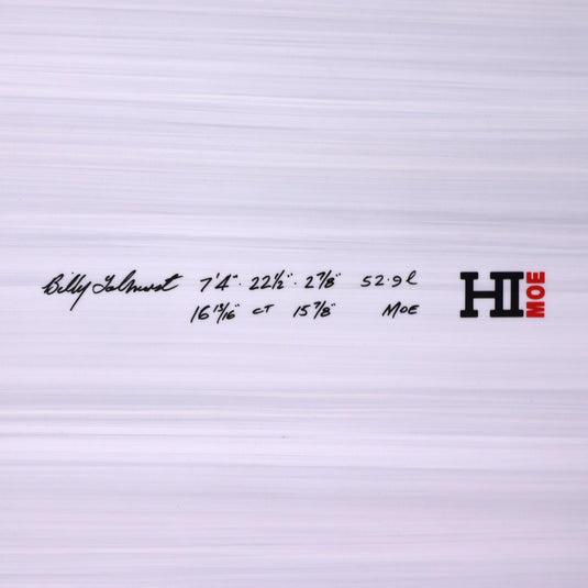 Harley Ingleby Series Moe Thunderbolt Red 7'4 × 22 ½ × 2 ⅞ Surfboard - Candy/White 4