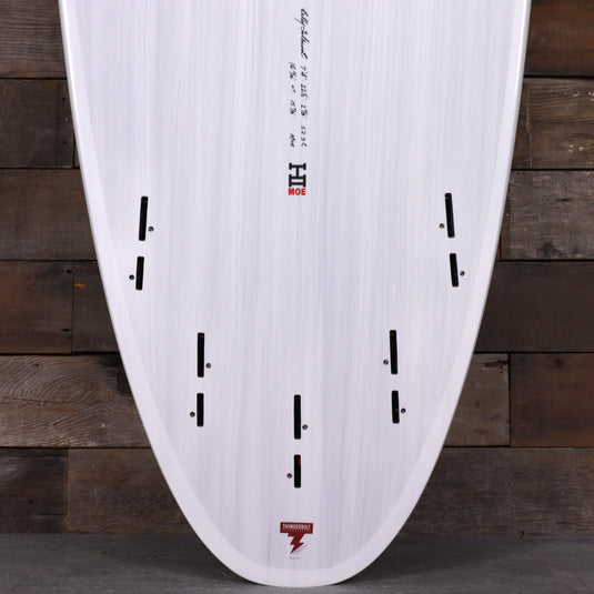 Harley Ingleby Series Moe Thunderbolt Red 7'4 × 22 ½ × 2 ⅞ Surfboard - Candy/White 3